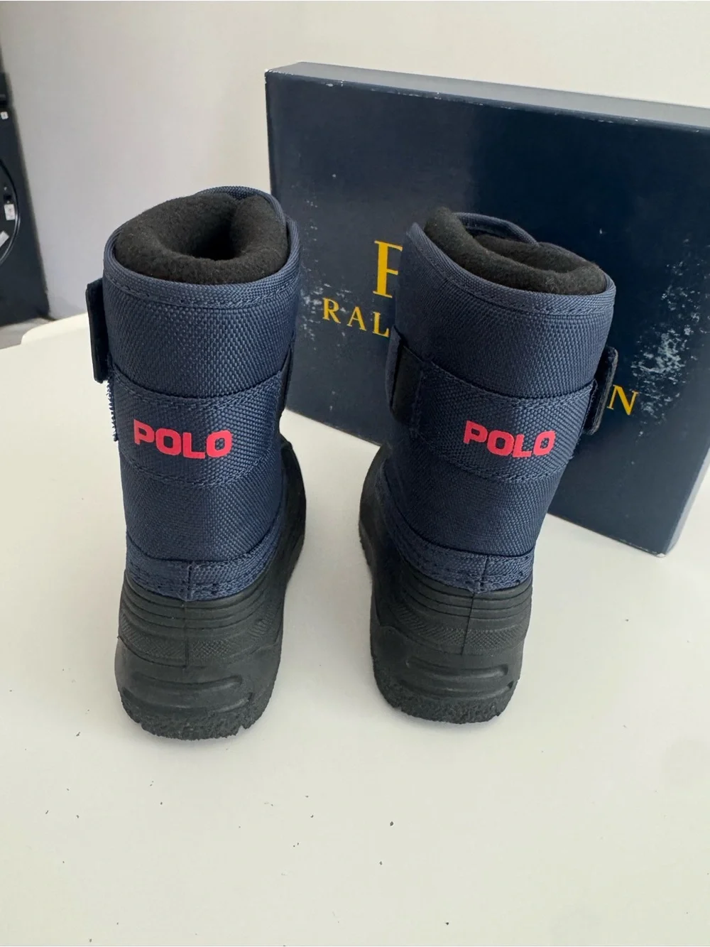 Polo by Ralph Lauren Kids Navy and Black Winter Boot
